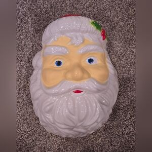 Festive Santa Claus Face Holiday Decor/ Light Cover